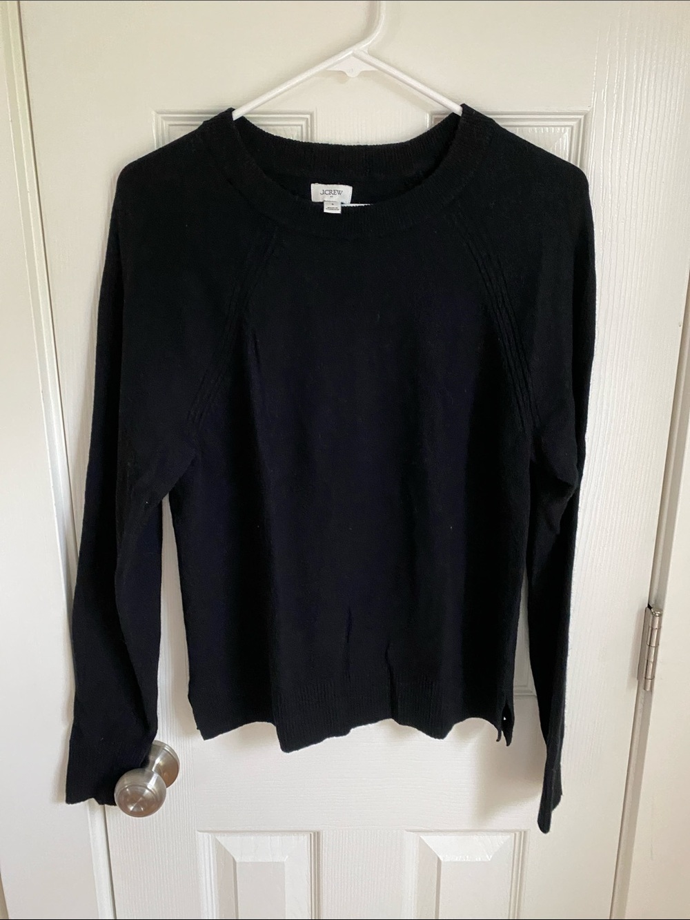J. Crew Black Crewneck Sweater size small